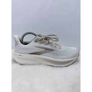 Brooks Ghost 17 Womens Running Shoes White Tan Size 9.5 B Medium